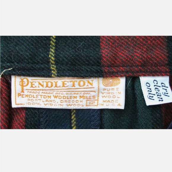 Vintage Pendleton Tartan Midi Skirt - Picture 4 of 4